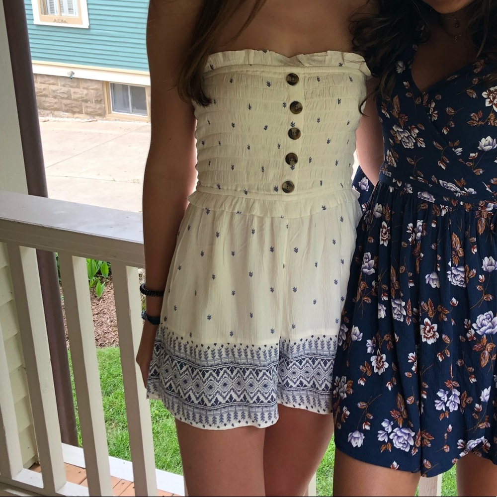 Strapless romper - Picture 3 of 4